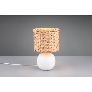 Vina Lampe à poser Luminaires Trio Blanc, 1 lumière