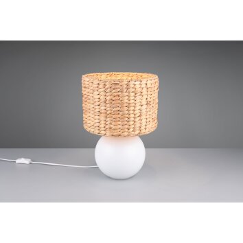 Vina Lampe à poser Luminaires Trio Blanc, 1 lumière