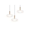 Celeste Suspension Luminaires Trio LED Brun, 1 lumière