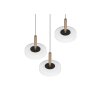 Celeste Suspension Luminaires Trio LED Brun, 1 lumière