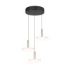 Celeste Suspension Luminaires Trio LED Brun, 1 lumière