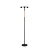 Celeste Lampadaire Luminaires Trio LED Brun, 1 lumière