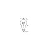 Luminaires Osram E27 5.9 Watt blanc chaud 600 Lumen