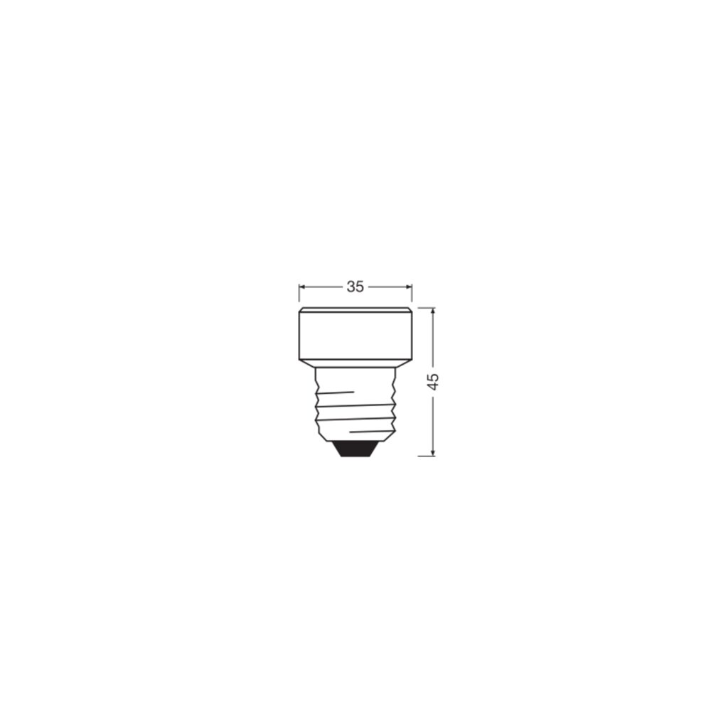 Luminaires Osram E27 3.5 Watt blanc neutre 300 Lumen