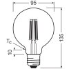 Luminaires Osram E27 5 Watt blanc chaud 1055 Lumen