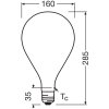 Luminaires Osram E27 7.3 Watt blanc chaud dimmable 806 Lumen