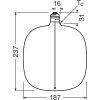 Luminaires Osram E27 4.8 Watt blanc chaud dimmable 100 Lumen