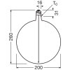 Luminaires Osram E27 4.8 Watt blanc chaud dimmable 100 Lumen