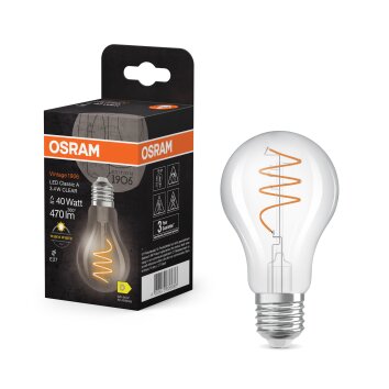 Luminaires Osram E27 3.4 Watt blanc chaud 470 Lumen