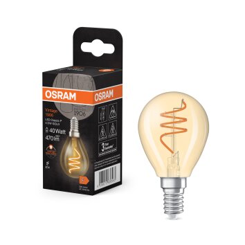 Luminaires Osram E14 4.9 Watt blanc chaud 470 Lumen