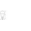 Luminaires Ledvance B22d 9 Watt dimmable 806 Lumen