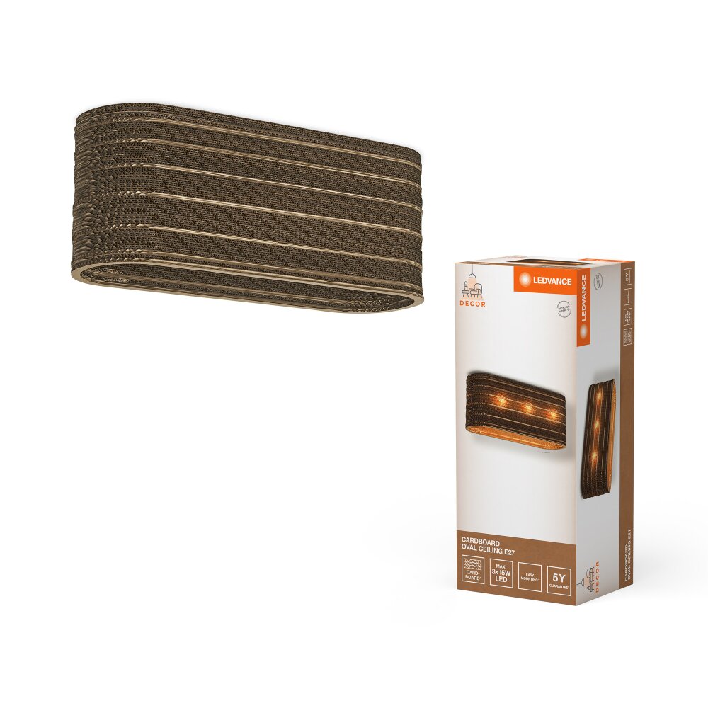 DECOR Applique murale / Plafonnier Luminaires Ledvance Brun, 1 lumière main product photo