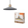 DECOR Applique murale / Plafonnier Luminaires Ledvance Gris, Couleur bois, 1 lumière