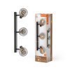 DECOR Applique murale / Plafonnier Luminaires Ledvance LED Noir, 3 lumières