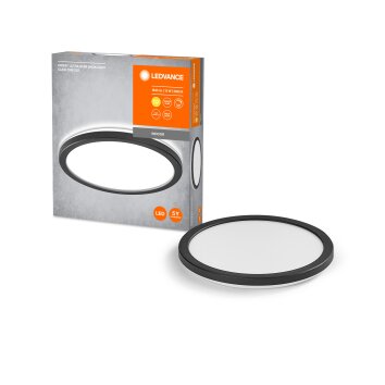 ORBIS Applique murale / Plafonnier Luminaires Ledvance LED Noir, 1 lumière