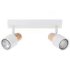 Pini Spot de plafond Luminaires Brilliant Blanc, 2 lumières