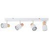 Pini Spot de plafond Luminaires Brilliant Blanc, 4 lumières