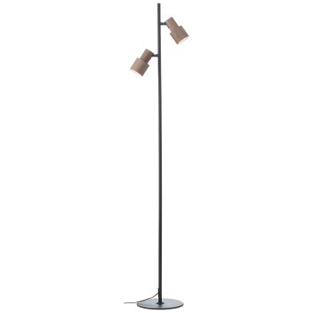 Cadiz Lampadaire Luminaires Brilliant Noir, 2 lumières