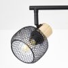 Giada Spot de plafond Luminaires Brilliant Noir, 4 lumières