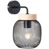 Giada Applique murale Luminaires Brilliant Noir, 1 lumière