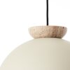 Nalam Suspension Luminaires Brilliant Beige, 1 lumière