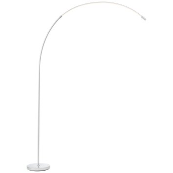 Bow Lampadaire, Lampadaires arc Luminaires Brilliant LED Argenté, 1 lumière