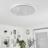 Plafonnier  Mentque LED Blanc, 1 lumière