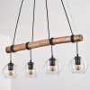 Koyoto Suspension, Boule lumineuse, Suspension Écru, Noir, 4 lumières