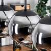 Gastor Suspension, Boule lumineuse, Suspension Chrome, Fumé, 4 lumières