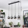 Gastor Suspension, Boule lumineuse, Suspension Chrome, Fumé, 4 lumières