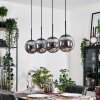 Gastor Suspension, Boule lumineuse, Suspension Fumé, 4 lumières