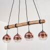 Koyoto Suspension, Boule lumineuse, Suspension Écru, Noir, 4 lumières