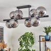 Gastor Plafonnier, Boule lumineuse Fumé, 8 lumières