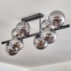 Gastor Plafonnier, Boule lumineuse Fumé, 8 lumières
