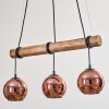 Koyoto Suspension, Boule lumineuse, Suspension Écru, Noir, 3 lumières