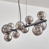 Chehalis Boule lumineuse, Suspension Fumé, 10 lumières