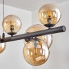 Chehalis Boule lumineuse, Suspension Ambre, 10 lumières