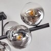 Gastor Plafonnier, Boule lumineuse Clair, Fumé, 8 lumières