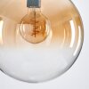 Gastor Suspension, Boule lumineuse, Suspension 30 cm Ambre, Clair, 3 lumières