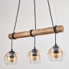 Koyoto Suspension, Boule lumineuse, Suspension Écru, Noir, 3 lumières