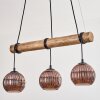 Koyoto Suspension, Boule lumineuse, Suspension Écru, Noir, 3 lumières