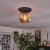 Ripoll Plafonnier, Boule lumineuse Fumé, 1 lumière