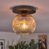 Ripoll Plafonnier, Boule lumineuse Ambre, Clair, 1 lumière