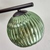 Koyoto Plafonnier, Boule lumineuse Bleu, Vert, Cuivré, 4 lumières