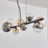 Chehalis Suspension, Boule lumineuse, Suspension Ambre, Clair, Fumé, 8 lumières