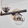 Chehalis Suspension, Boule lumineuse, Suspension Ambre, Clair, Fumé, 8 lumières