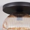 Ripoll Plafonnier, Boule lumineuse Ambre, Clair, 1 lumière