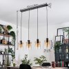 Hasvik Suspension, Suspension Ambre, Clair, 4 lumières