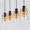 Hasvik Suspension, Suspension Ambre, Clair, 4 lumières