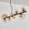 Chehalis Suspension, Boule lumineuse, Suspension Ambre, Clair, 10 lumières